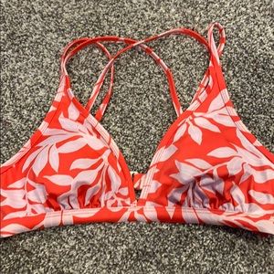 red bikini top